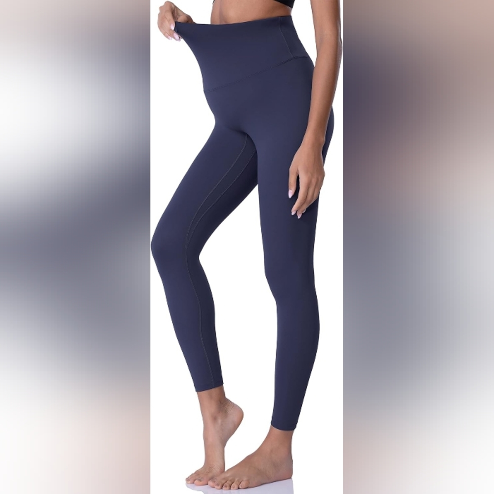 POSHDIVAH  Maternity Leggings Over The Belly Pregnancy Yoga Pants Active Wear